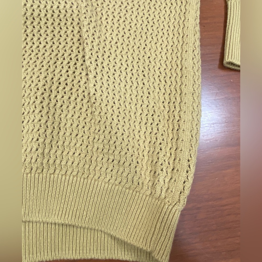 VARLEY Calva Knit Half Zip Sweater Prairie Sand Size Large - Picture 9 of 11